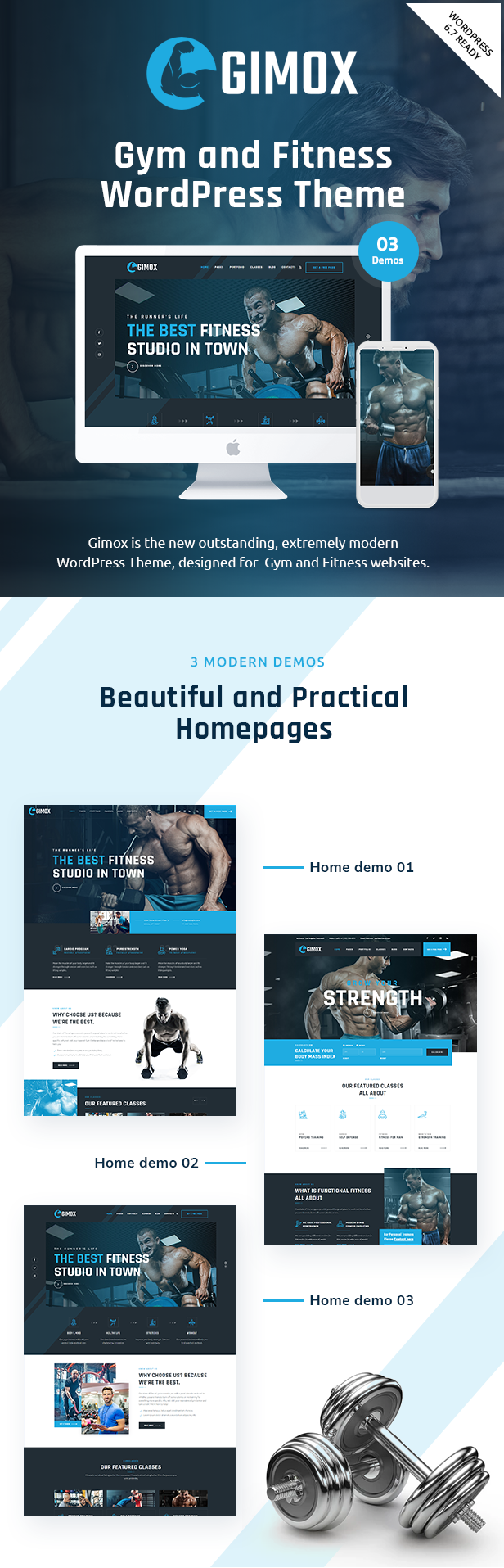 Gimox - Gym and Fitness WordPress Theme